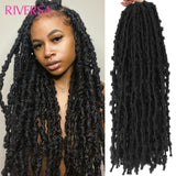 Butterfly Locs Crochet Hair 30# Faux Butterfly Locs 24" Dreadlocks Hair Extensions Tresse Africaine Locks Crochets Braiding Hair