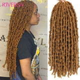 Butterfly Locs Crochet Hair 30# Faux Butterfly Locs 24" Dreadlocks Hair Extensions Tresse Africaine Locks Crochets Braiding Hair
