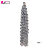 22-28 Inch Freetress Deep Twist Crochet Hair Natural Synthetic Braids Hair Ombre Crochet Braiding Hair Extensions Hair Expo City