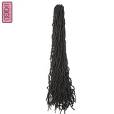 YunRong Nu Locs Crochet Hair 36 24 18 Inches Faux Locs Extension Synthetic Soft Goddess Braiding Dreadlocks Hair For Black Women