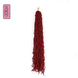 YunRong Nu Locs Crochet Hair 36 24 18 Inches Faux Locs Extension Synthetic Soft Goddess Braiding Dreadlocks Hair For Black Women