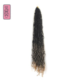 YunRong Nu Locs Crochet Hair 36 24 18 Inches Faux Locs Extension Synthetic Soft Goddess Braiding Dreadlocks Hair For Black Women