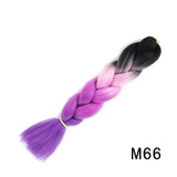 Natifah Jumbo Braiding Hair 100g 24 Inch Pre Stretched For Afro Ombre Extensions Braids Bug Color Wholesale Synthetic Fake Hair