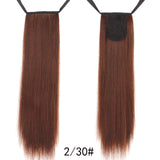 TALANG Long Straight Ponytail Hairpiece 85cm Female Clip Hair Tail False Hair With Hairpins Synthetic Hair Extensions