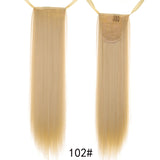 TALANG Long Straight Ponytail Hairpiece 85cm Female Clip Hair Tail False Hair With Hairpins Synthetic Hair Extensions
