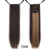 TALANG Long Straight Ponytail Hairpiece 85cm Female Clip Hair Tail False Hair With Hairpins Synthetic Hair Extensions