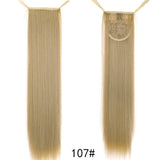 TALANG Long Straight Ponytail Hairpiece 85cm Female Clip Hair Tail False Hair With Hairpins Synthetic Hair Extensions