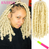 Butterfly Locs Crochet Hair Bob Butterfly Locs Hair meches Locks Butterfly Faux Soft Synthetic Crochet Braids Hair Extensions