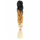 Natifah Jumbo Braiding Hair 100g 24 Inch Pre Stretched For Afro Ombre Extensions Braids Bug Color Wholesale Synthetic Fake Hair