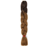 Natifah Jumbo Braiding Hair 100g 24 Inch Pre Stretched For Afro Ombre Extensions Braids Bug Color Wholesale Synthetic Fake Hair