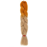 Natifah Jumbo Braiding Hair 100g 24 Inch Pre Stretched For Afro Ombre Extensions Braids Bug Color Wholesale Synthetic Fake Hair