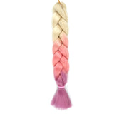 Natifah Jumbo Braiding Hair 100g 24 Inch Pre Stretched For Afro Ombre Extensions Braids Bug Color Wholesale Synthetic Fake Hair