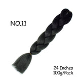 Mirra's Mirror 24inch Jumbo Hair For Braids Ombre Braiding Hair Extensions Synthetic Jumbo Braid Blonde Pink Golden Hair