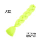 Mirra's Mirror 24inch Jumbo Hair For Braids Ombre Braiding Hair Extensions Synthetic Jumbo Braid Blonde Pink Golden Hair