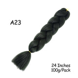 Mirra's Mirror 24inch Jumbo Hair For Braids Ombre Braiding Hair Extensions Synthetic Jumbo Braid Blonde Pink Golden Hair