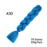 Mirra's Mirror 24inch Jumbo Hair For Braids Ombre Braiding Hair Extensions Synthetic Jumbo Braid Blonde Pink Golden Hair