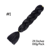 Mirra's Mirror 24inch Jumbo Hair For Braids Ombre Braiding Hair Extensions Synthetic Jumbo Braid Blonde Pink Golden Hair