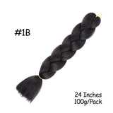 Mirra's Mirror 24inch Jumbo Hair For Braids Ombre Braiding Hair Extensions Synthetic Jumbo Braid Blonde Pink Golden Hair