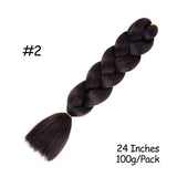 Mirra's Mirror 24inch Jumbo Hair For Braids Ombre Braiding Hair Extensions Synthetic Jumbo Braid Blonde Pink Golden Hair