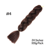Mirra's Mirror 24inch Jumbo Hair For Braids Ombre Braiding Hair Extensions Synthetic Jumbo Braid Blonde Pink Golden Hair