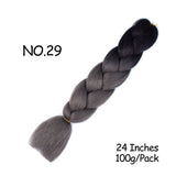 Mirra's Mirror 24inch Jumbo Hair For Braids Ombre Braiding Hair Extensions Synthetic Jumbo Braid Blonde Pink Golden Hair