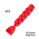 Mirra's Mirror 24inch Jumbo Hair For Braids Ombre Braiding Hair Extensions Synthetic Jumbo Braid Blonde Pink Golden Hair