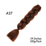 Mirra's Mirror 24inch Jumbo Hair For Braids Ombre Braiding Hair Extensions Synthetic Jumbo Braid Blonde Pink Golden Hair