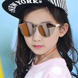 Fashion Baby Boys Girls Kids Sunglasses Vintage Round Sun Glasses Children Arrow Glass 100%UV Protection Oculos De  3-13 years