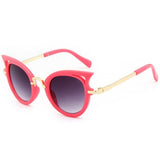 2017 New Kids Sunglasses Girls Brand Cat Eye Children Glasses Boys UV400 Lens Baby Sun glasses Cute Eyewear Shades Goggles