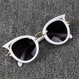 2017 New Kids Sunglasses Girls Brand Cat Eye Children Glasses Boys UV400 Lens Baby Sun glasses Cute Eyewear Shades Goggles
