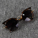 2017 New Kids Sunglasses Girls Brand Cat Eye Children Glasses Boys UV400 Lens Baby Sun glasses Cute Eyewear Shades Goggles