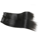 Rebecca 4 Bundles 190g/Pack Brazilian Straight Hair Weave Black Brown Red Human Hair 6 Colors #1 #1B #2 #4 #99J #Burgundy