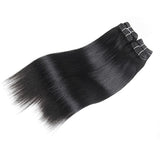 Rebecca 4 Bundles 190g/Pack Brazilian Straight Hair Weave Black Brown Red Human Hair 6 Colors #1 #1B #2 #4 #99J #Burgundy