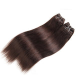 Rebecca 4 Bundles 190g/Pack Brazilian Straight Hair Weave Black Brown Red Human Hair 6 Colors #1 #1B #2 #4 #99J #Burgundy