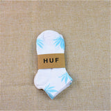 1 Pair Men Socks Cotton Spring Summer and Autumn Weed Colorful Male Short Soft Breathable Wet Socks Maple Leaf Casual Socks
