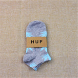 1 Pair Men Socks Cotton Spring Summer and Autumn Weed Colorful Male Short Soft Breathable Wet Socks Maple Leaf Casual Socks