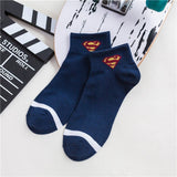 New Marvel Comics Heroes General Socks Cartoon Iron Man Captain America High Temperature Stitching Pattern Casual Mens Socks